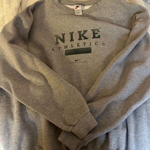 Nike women’s Heather Gray Crewneck Sweater